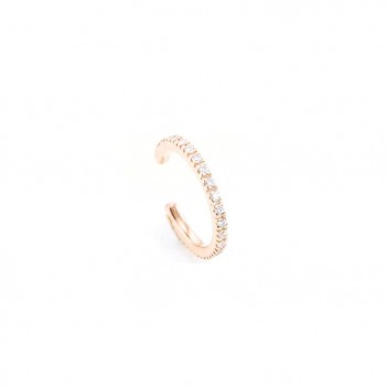 Ear Cuffs Oro Rosa Brillantes