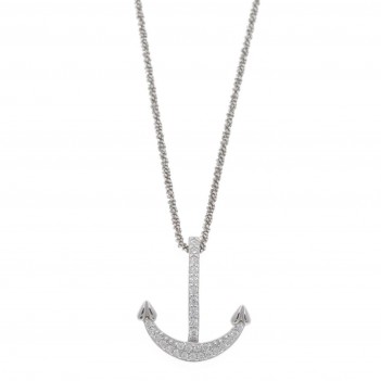Collar plata ancla