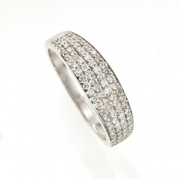 Anillo oro blanco brillantes