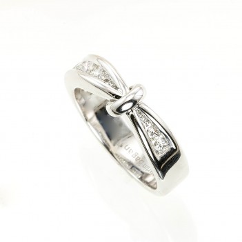 Anillo en oro blanco brillantes 0.50 quilates
