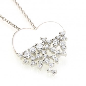 Colgante corazón brillantes