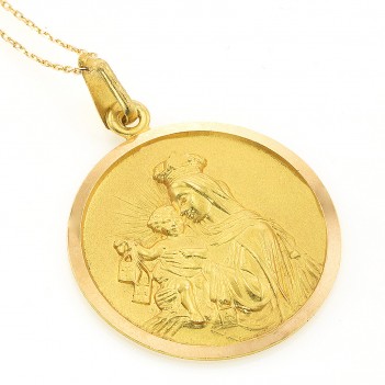 Medalla de la Virgen del Carmen 7.80 gramos