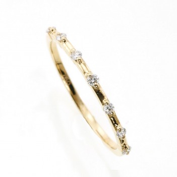 Anillo oro amarillo brillantes