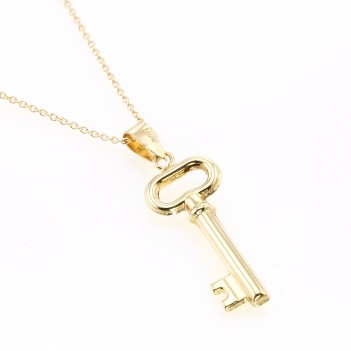 Colgante oro amarillo llave
